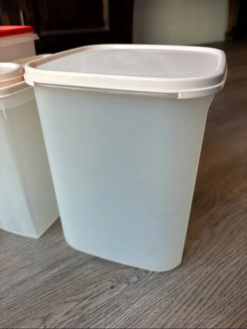 Tupperware Modular Mates Bundle, Store-n-Pour, Cereal, and Large Square with Lid